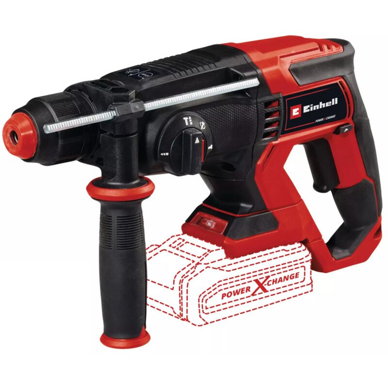 EINHELL Power X-Change Akku-Bohrhammer TE-HD 18/20 Li - Solo Negro