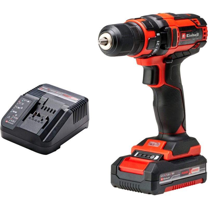 EINHELL Power X-Change Akku-Bohrschrauber TC-CD 18/35 Li Rojo