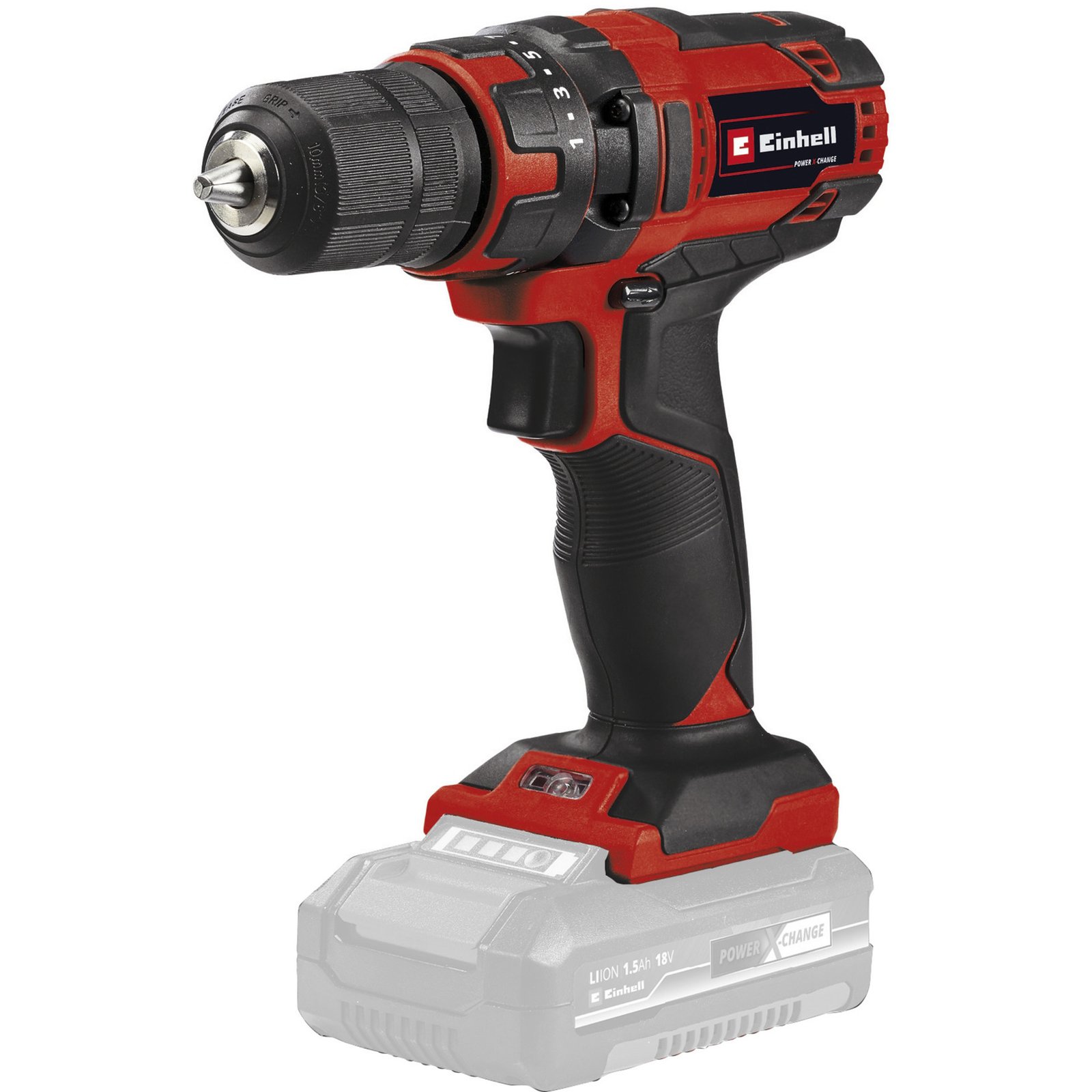 EINHELL Power X-Change Akku-Bohrschrauber TC-CD 18/35 Li - Solo Rojo