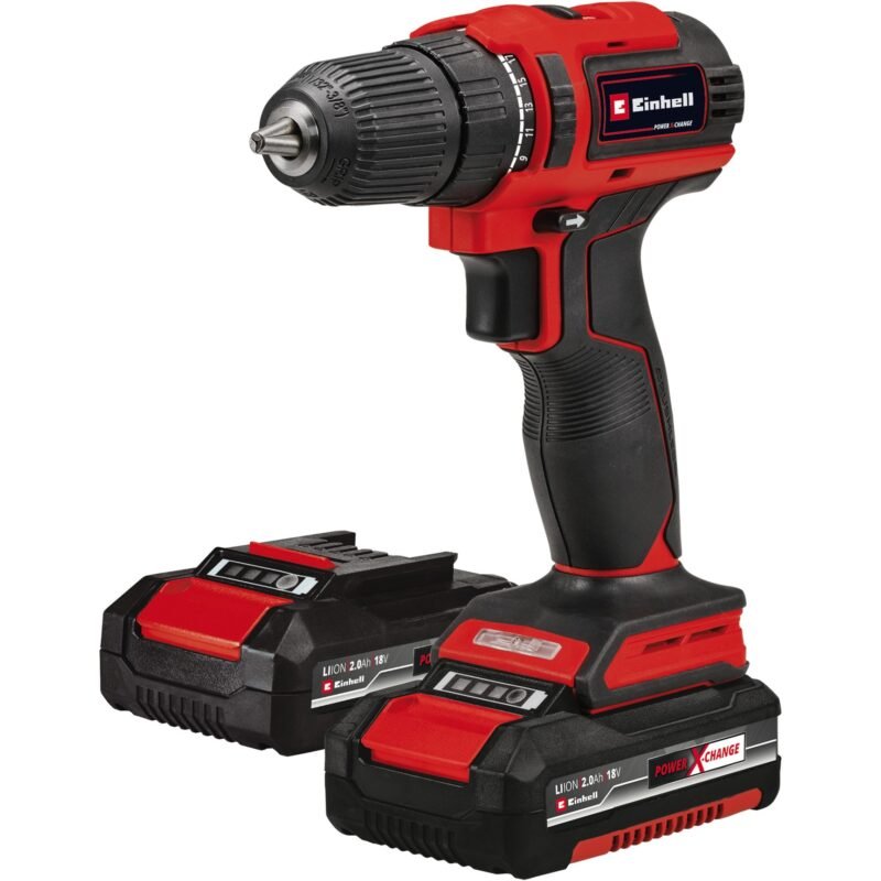 EINHELL Power X-Change Akku-Bohrschrauber TE-CD 18/40 Li BL Rojo