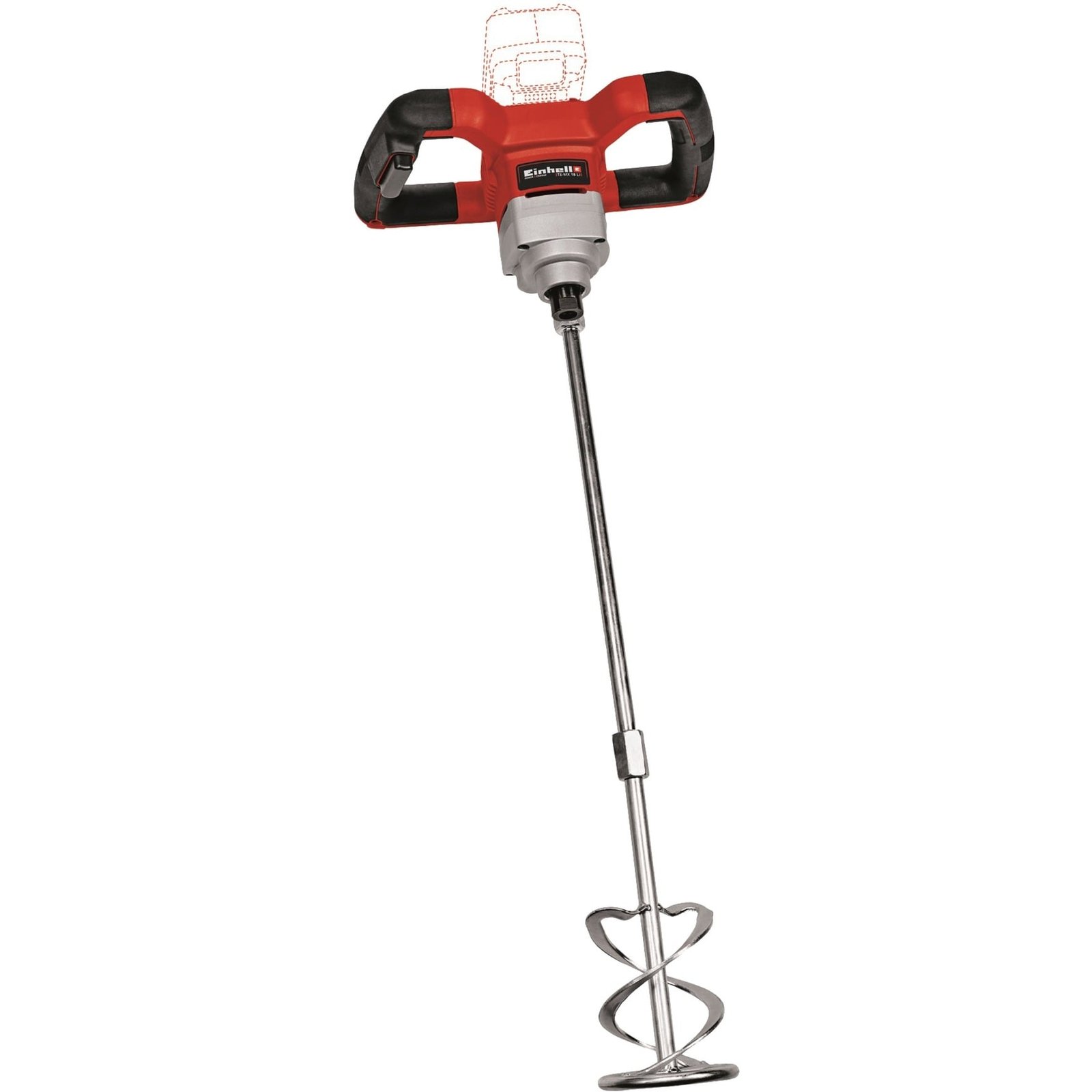 EINHELL Power X-Change Akku-Farb-/Mörtelrührer TE-MX 18 Li - Solo Rojo