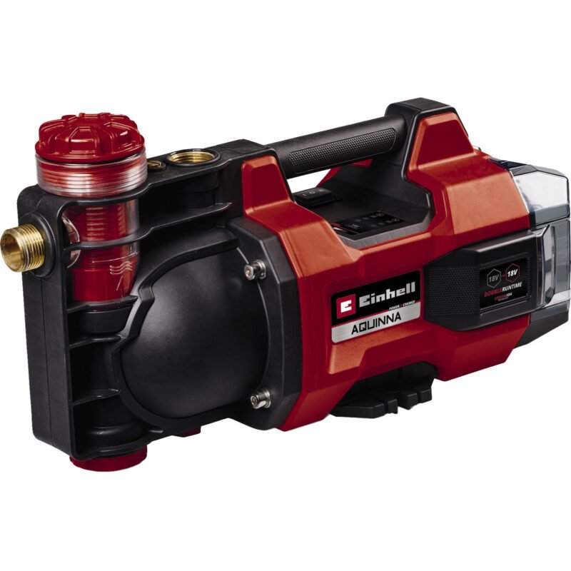 EINHELL Power X-Change Akku-Gartenpumpe AQUINNA 18/30 F LED Rojo