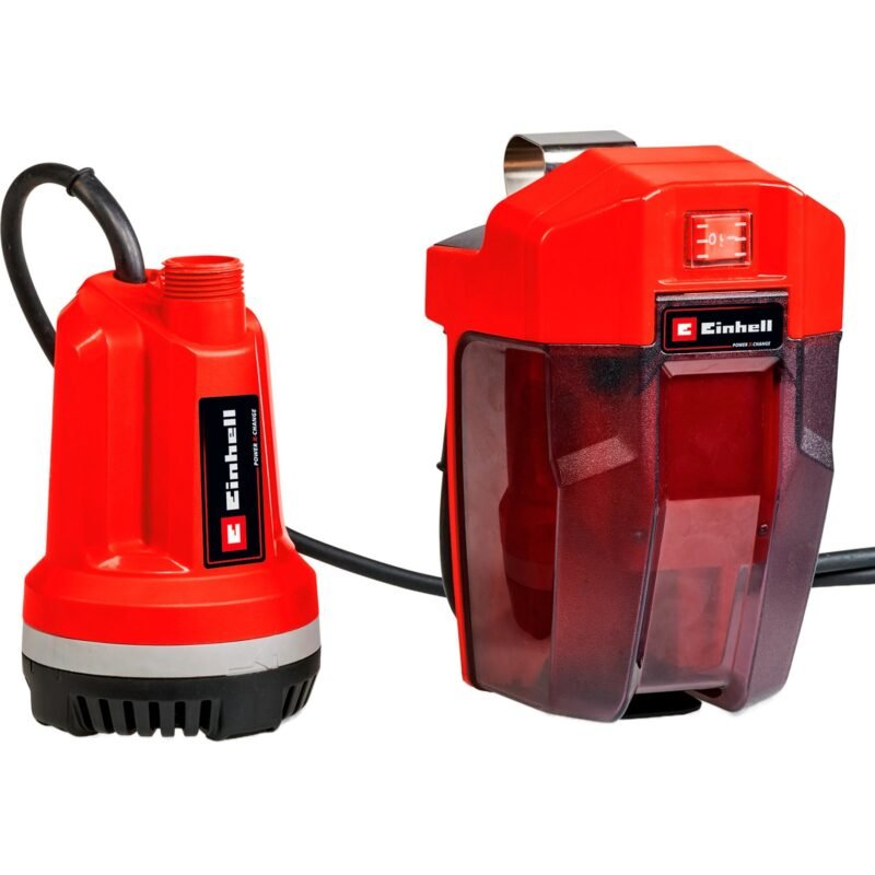 EINHELL Power X-Change Akku-Klarwasserpumpe GE-PP 18 RB Li-Solo Rojo