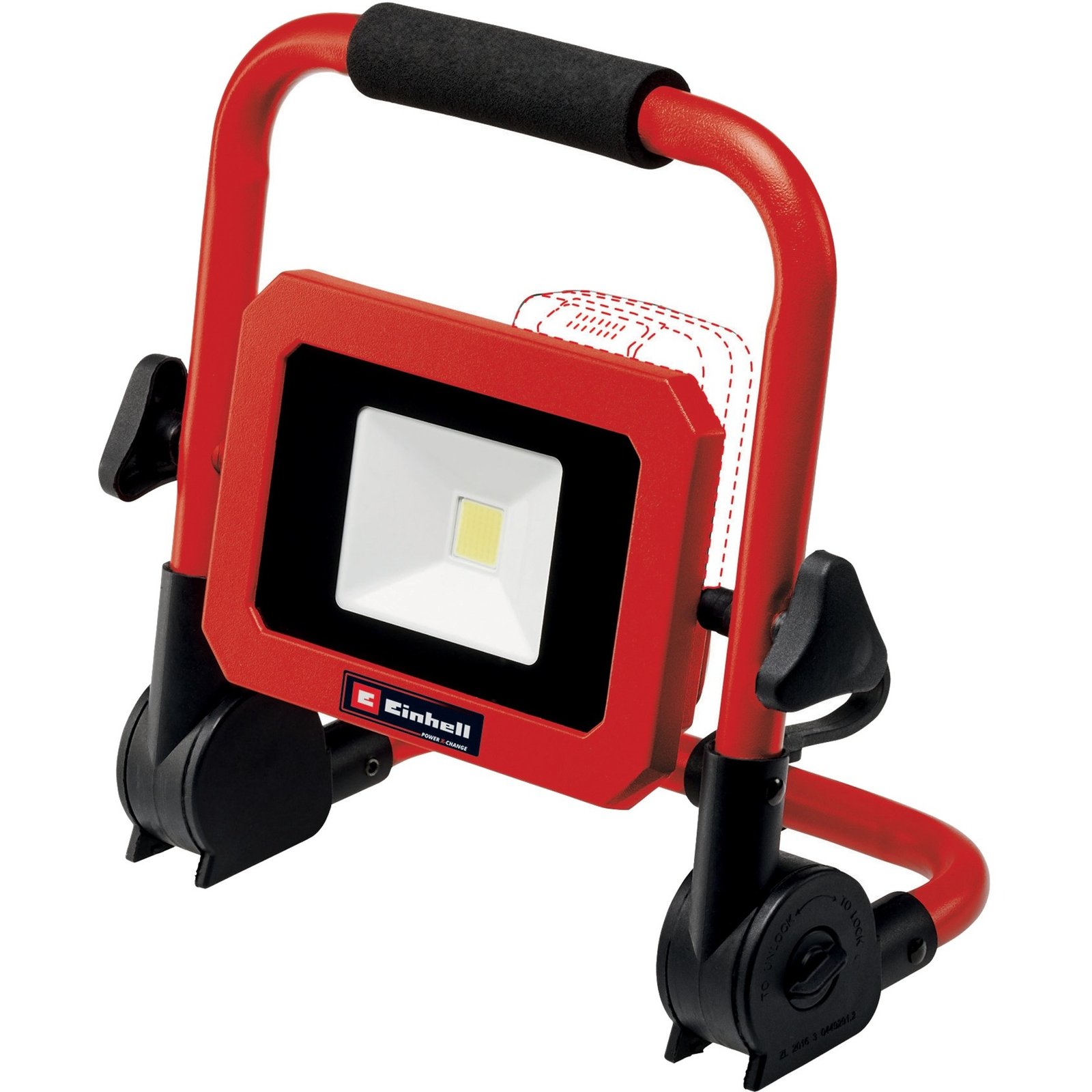 EINHELL Power X-Change Akku-Lampe TC-CL 18/1800 Li Solo Rojo