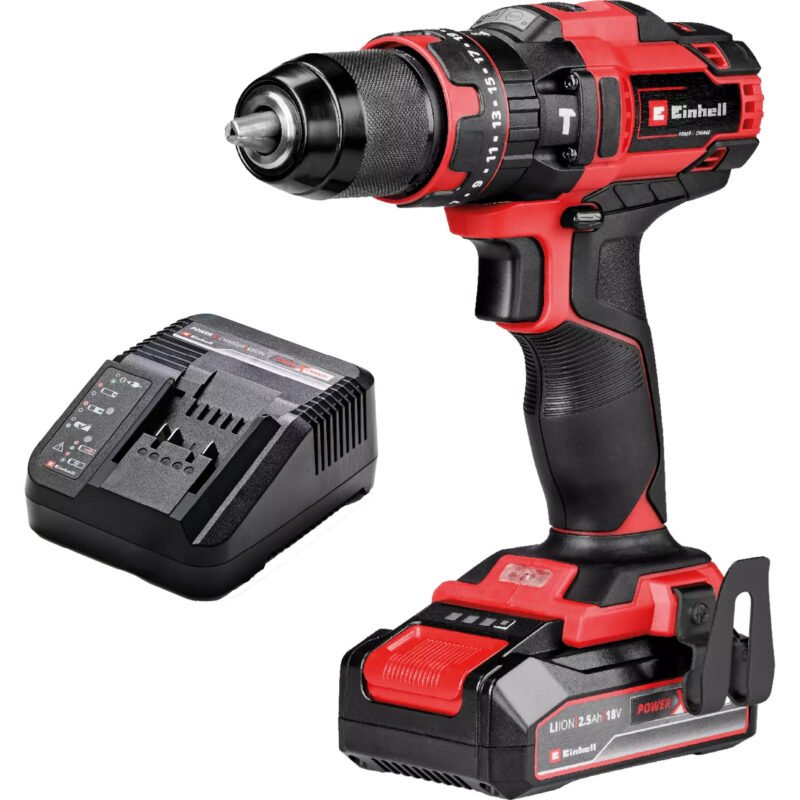 EINHELL Power X-Change Akku-Schlagbohrschrauber TE-CD 18/44 Li-i Negro