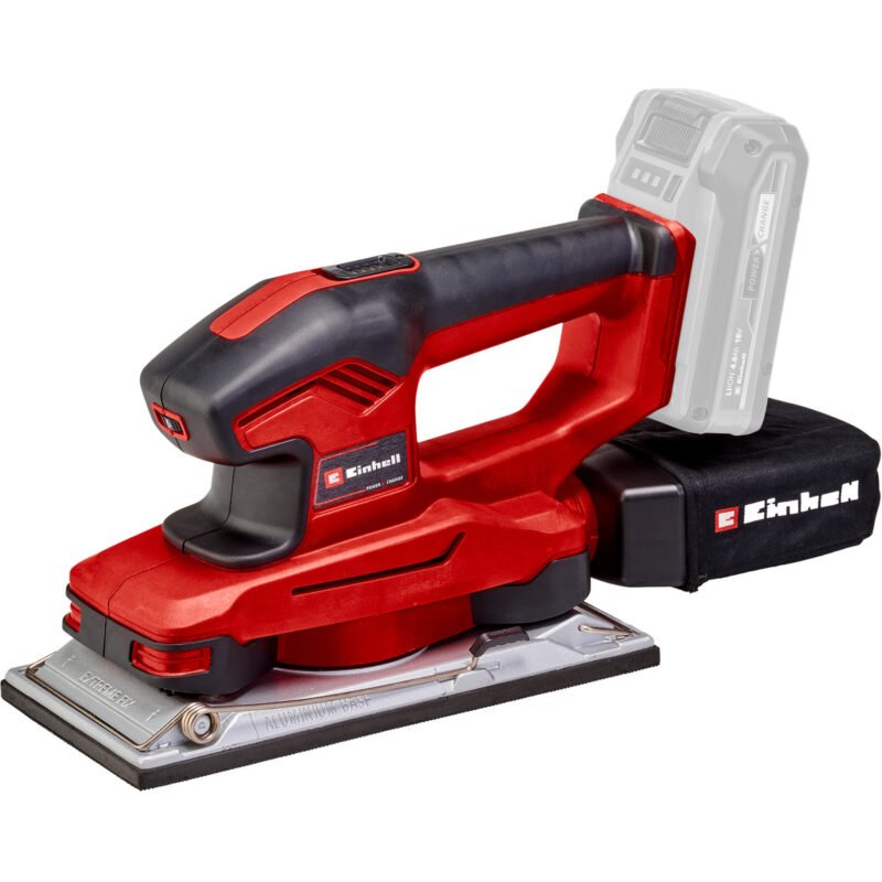 EINHELL Power X-Change Akku-Schwingschleifer TE-OS 18/230 Li-Solo Rojo