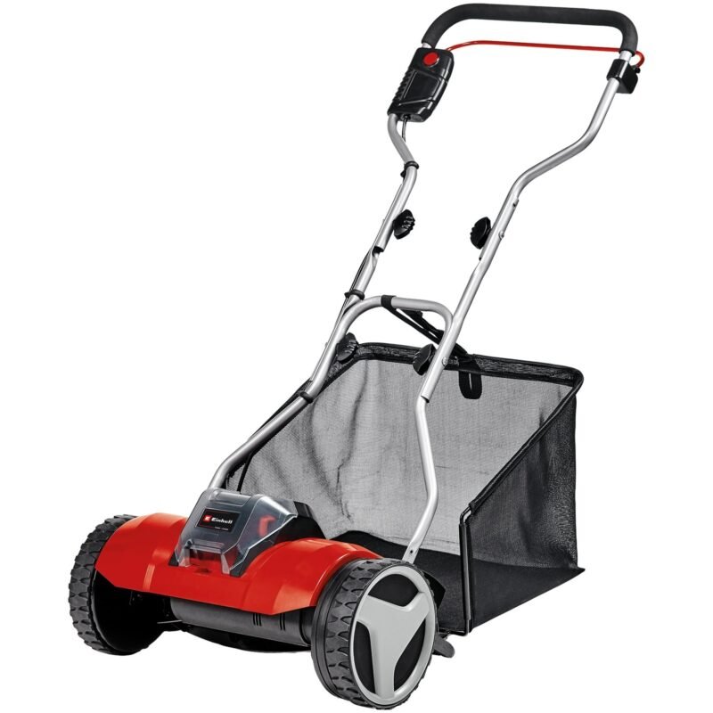 EINHELL Power X-Change Akku-Spindelmäher GE-HM 18/38 Li-Solo Rojo