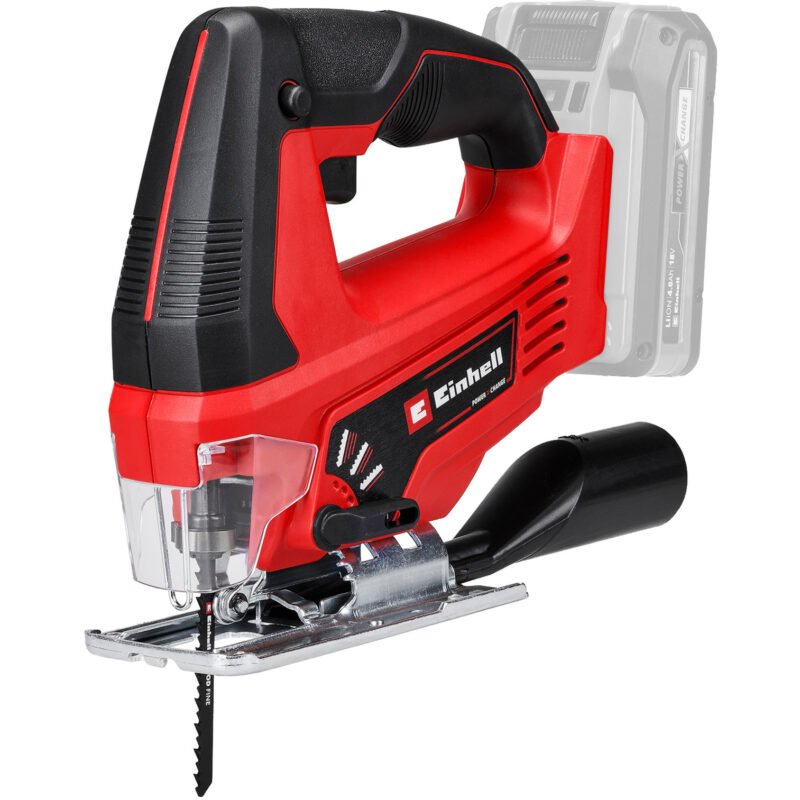 EINHELL Power X-Change Akku-Stichsäge TC-JS 18 Li-Solo Rojo
