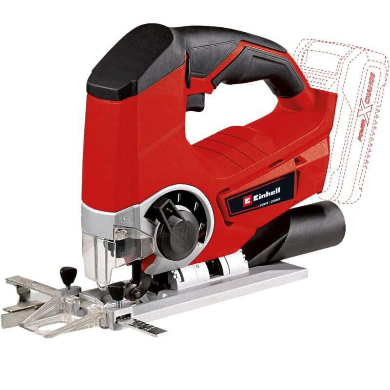 EINHELL Power X-Change Akku-Stichsäge TE-JS 18 Li-Solo Rojo