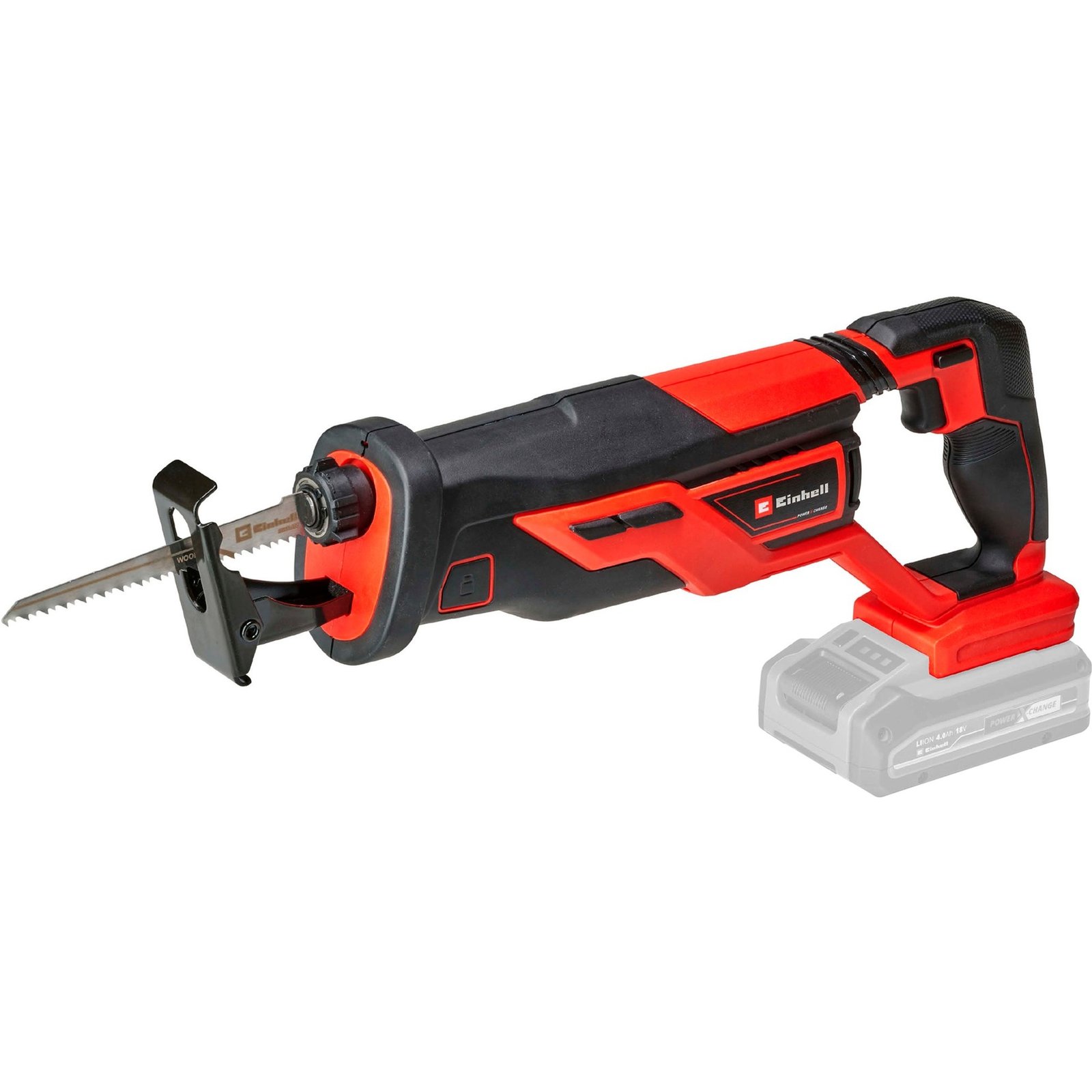 EINHELL Power X-Change Akku-Universal-Säbelsäge TE-AP 18/26 Li - Solo Rojo
