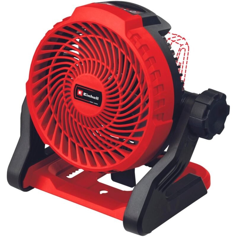 EINHELL Power X-Change Akku-Ventilator GE-CF 18/2200 Li - Solo Rojo