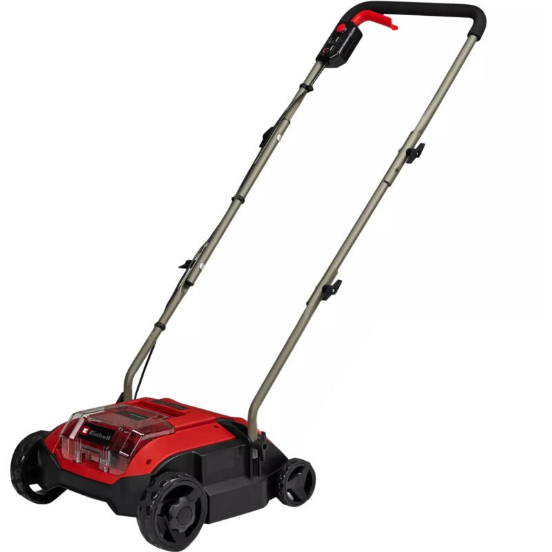 EINHELL Power X-Change Akku-Vertikutierer-Lüfter GC-SC 18/28 DS Li-Solo Rojo
