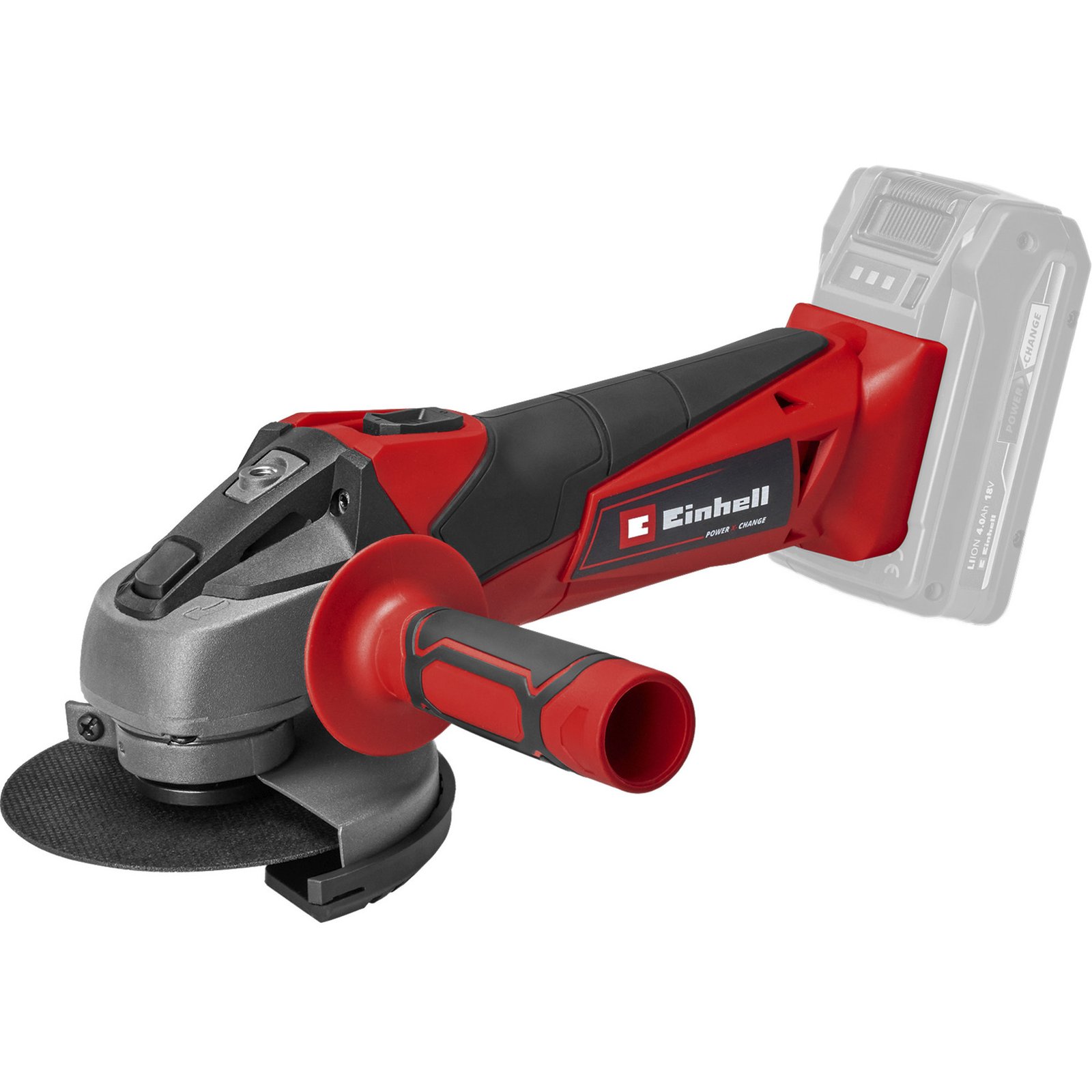 EINHELL Power X-Change Akku-Winkelschleifer TC-AG 18/115 Li-Solo Rojo