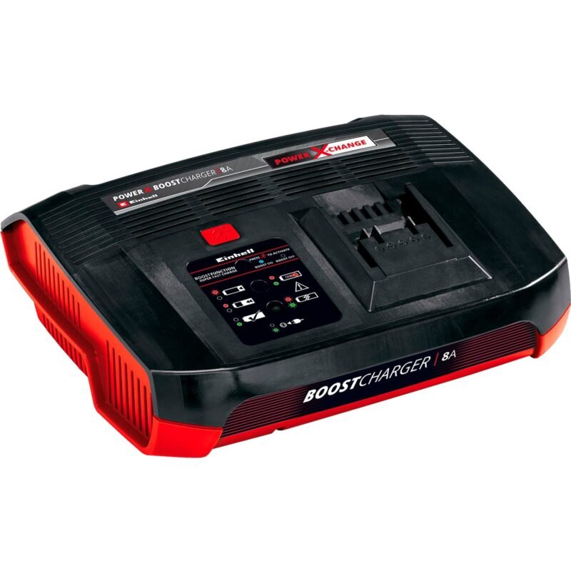EINHELL Power-X-Change Cargador Power X-Boostcharger 8A Negro