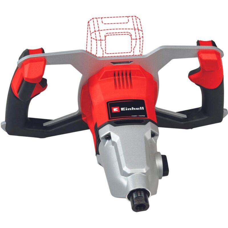 EINHELL Professional Akku-Farb-/Mörtelrührer TP-MX 18-2 Li BL - Solo Rojo