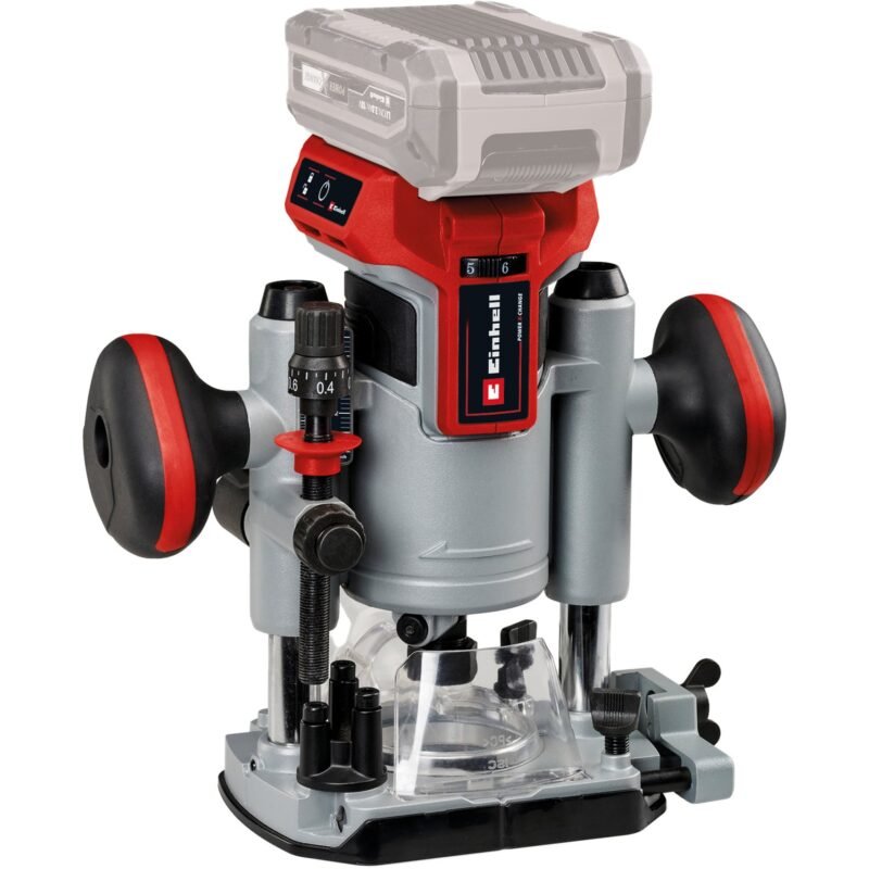 EINHELL Professional Akku-Oberfräse TP-RO 18 Li BL - Solo Rojo