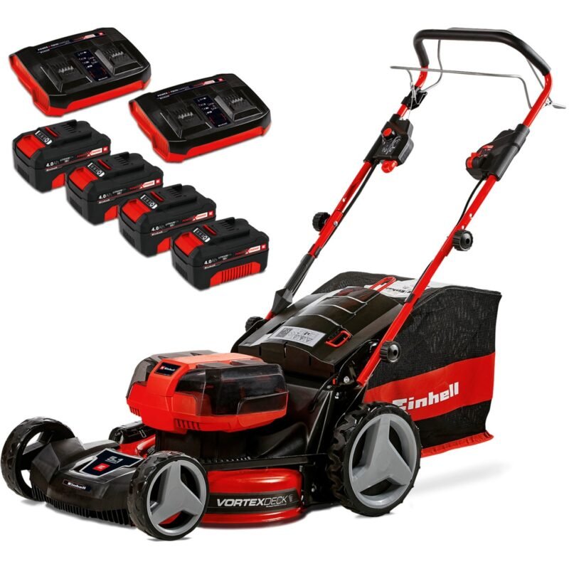 EINHELL Professional Akku-Rasenmäher GP-CM 36/47 S HW Li Rojo