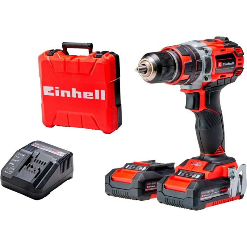 EINHELL Professional Akku-Schlagbohrschrauber TP-CD 18/50 Li-i BL Rojo
