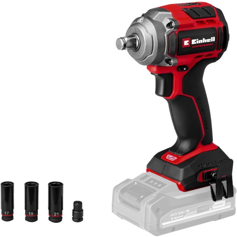 EINHELL Professional Akku-Schlagschrauber TP-CW 18/350-C Li BL - Solo Rojo
