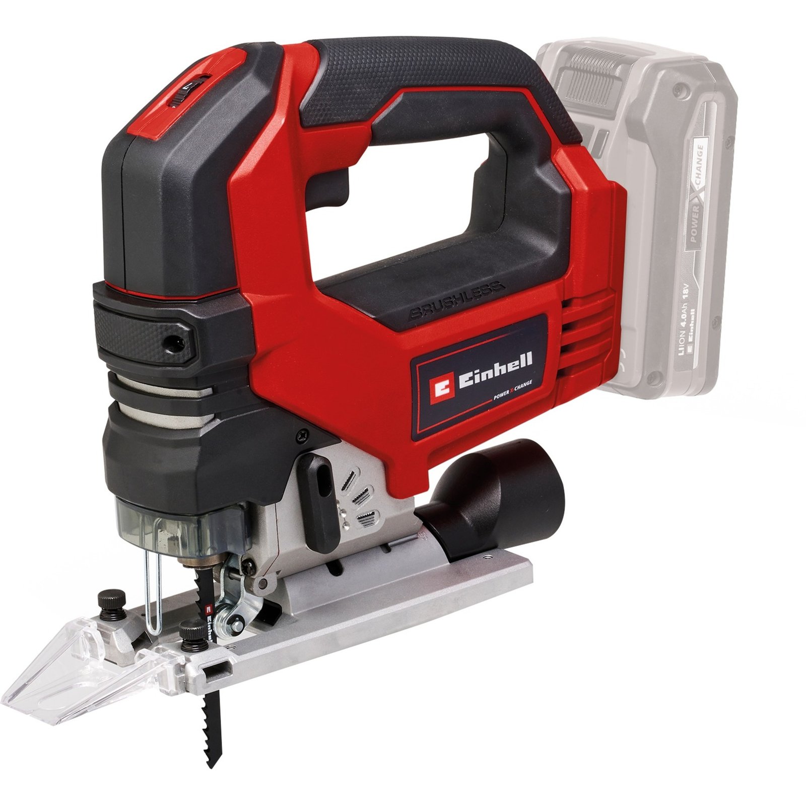 EINHELL Professional Akku-Stichsäge TP-JS 18/135 Li BL - Solo Rojo