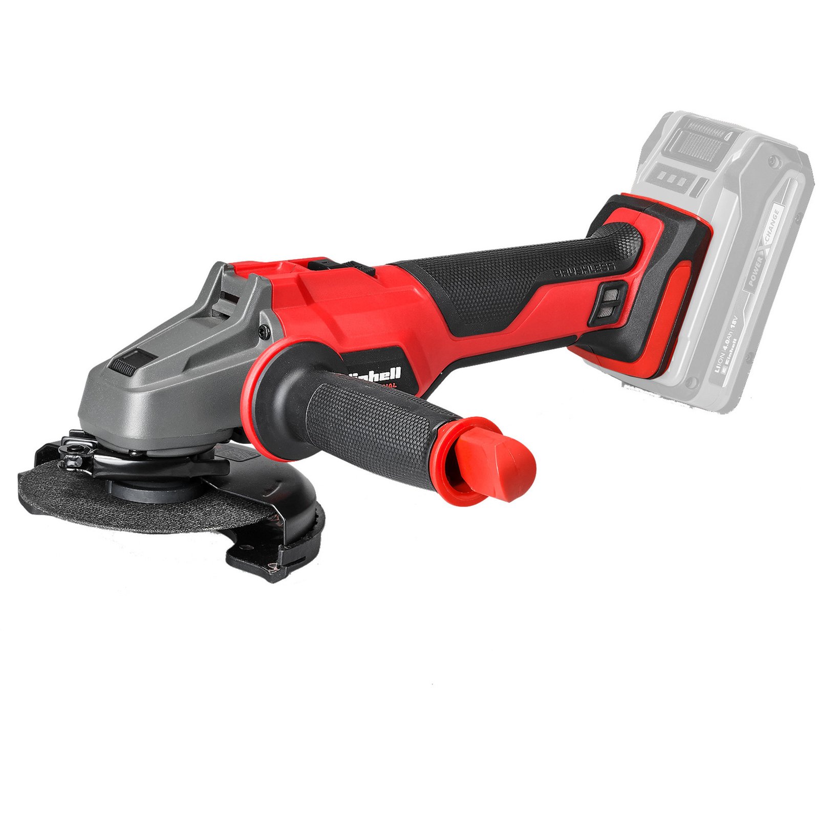 EINHELL Professional Akku-Winkelschleifer AXXIO 18/115 Rojo