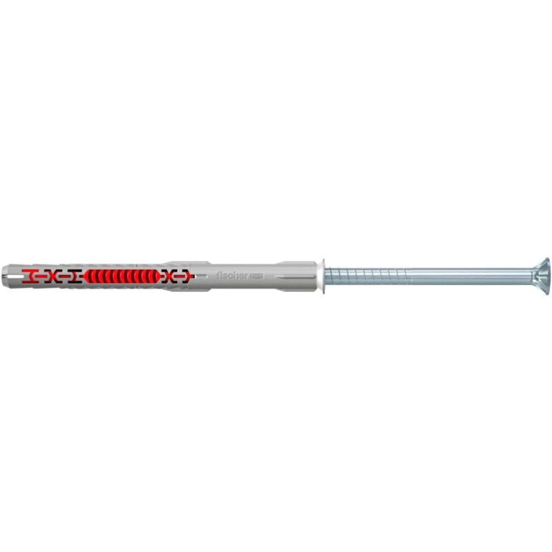 fischer Langschaftdübel DuoXpand 10x100 T R Rojo
