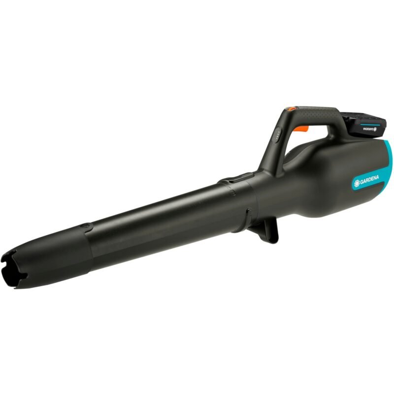 GARDENA Akku-Laubbläser PowerJet 18V Ready-To-Use-Set Gris