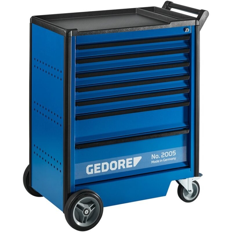GEDORE Werkzeugwagen 2005 0511 con 7 Schubladen Azul
