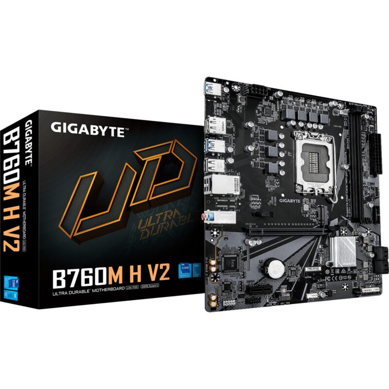 GIGABYTE B760M H V2 Negro