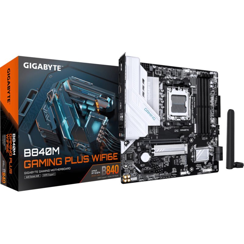 GIGABYTE B840M GAMING PLUS WIFI6E Negro