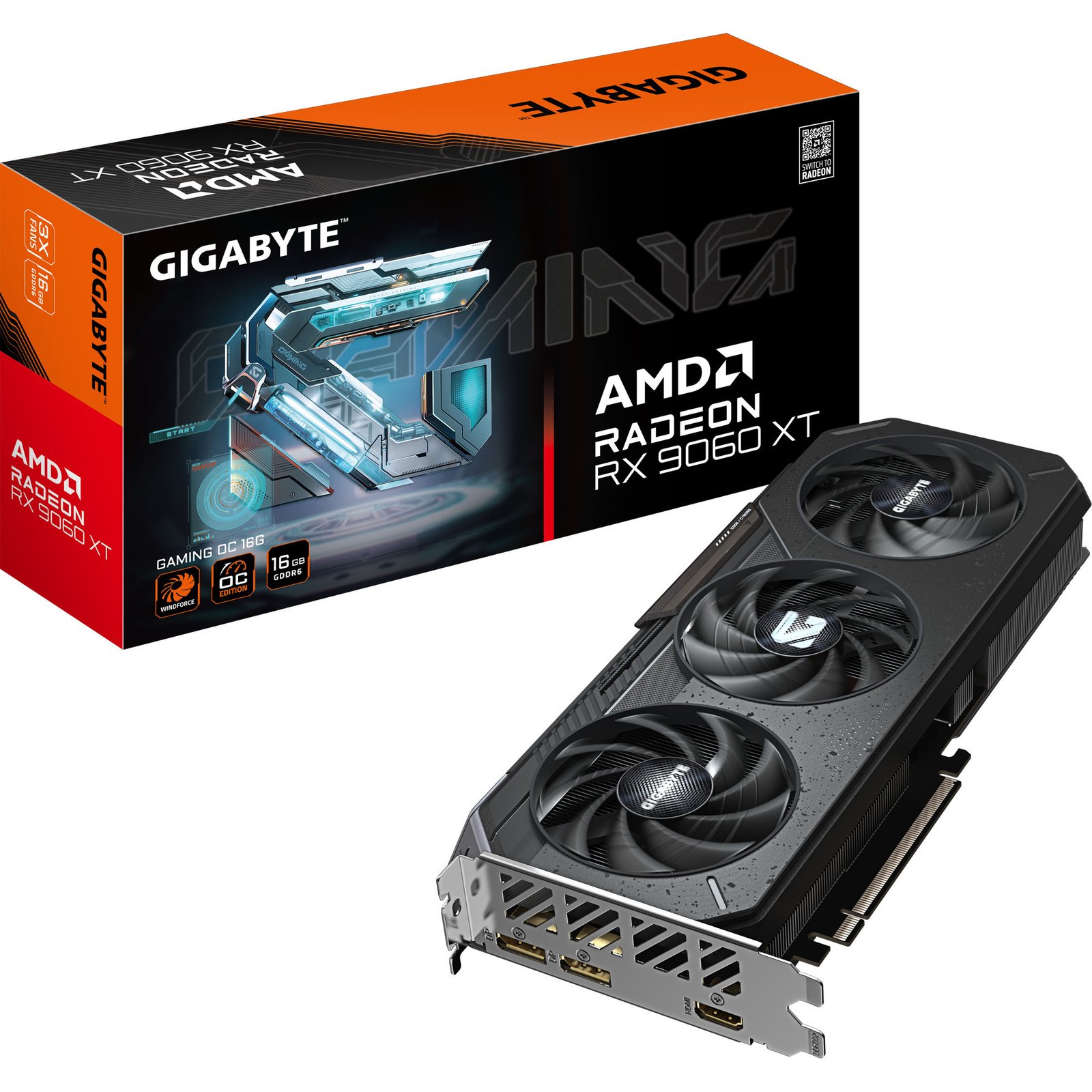 GIGABYTE Radeon RX 9060 XT GAMING OC