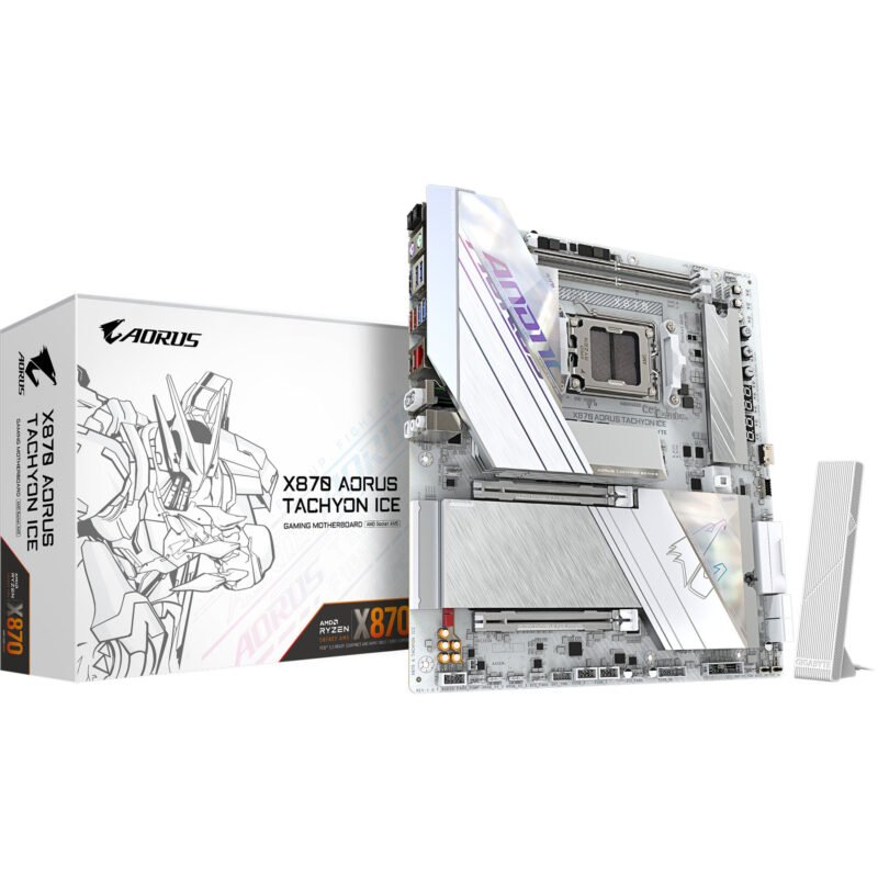 GIGABYTE X870 A TACHYON ICE Blanco
