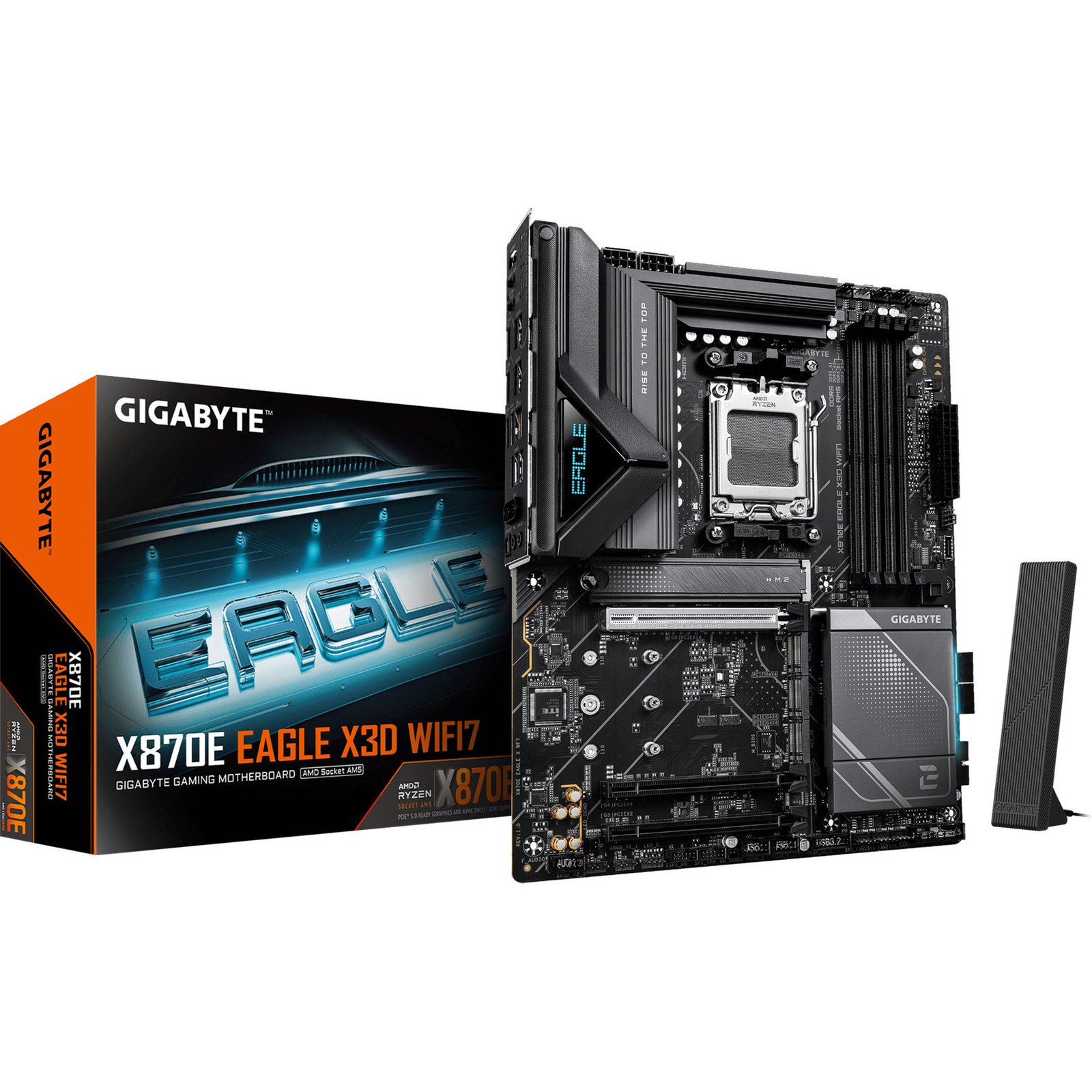 GIGABYTE X870E EAGLE X3D WIFI7 Negro