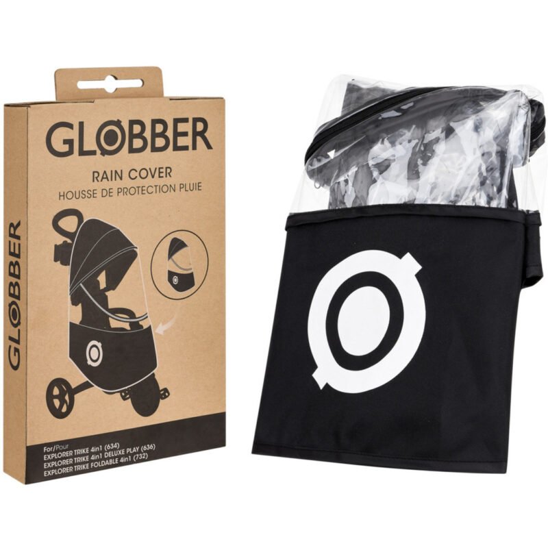 GLOBBER EXPLORER TRIKE Regenschutz Negro