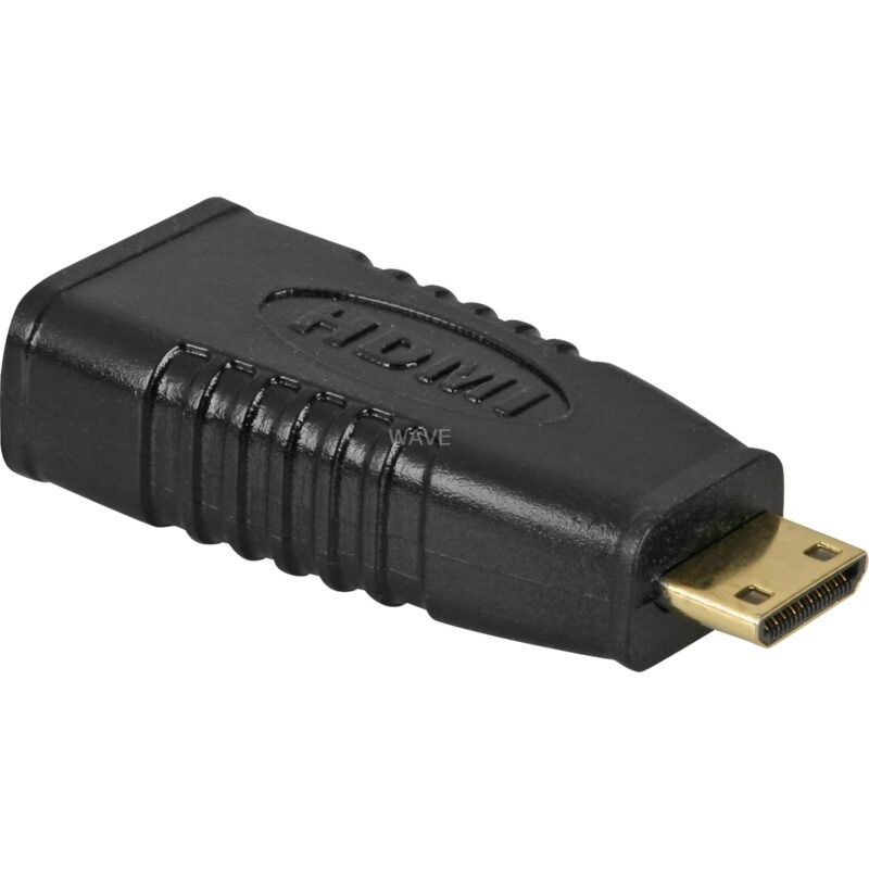 goobay Adapter HDMI auf Mini-HDMI Negro