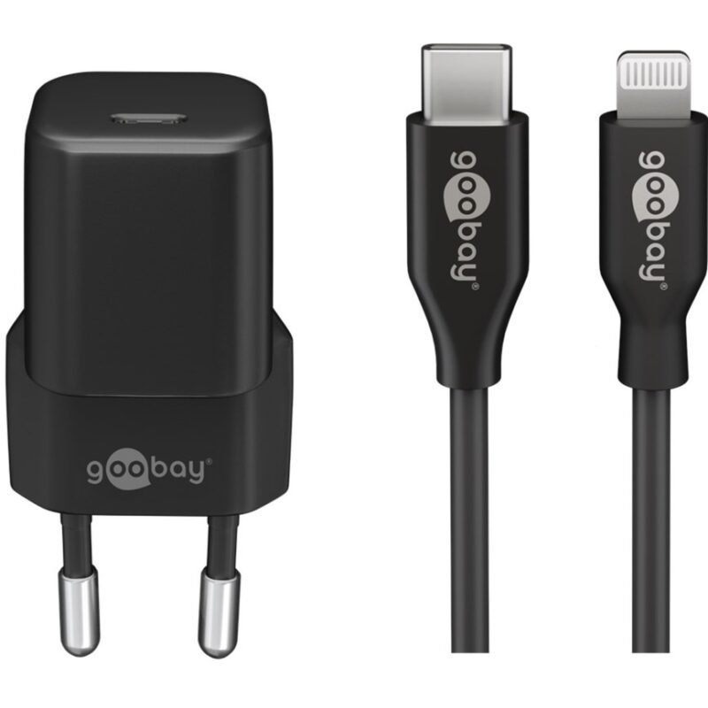 goobay Apple Lightning / USB-C PD-Ladeset 30 Watt