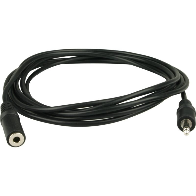 goobay Audio Verlängerungskabel AUX 3 Negro