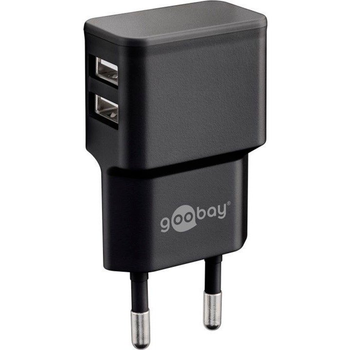 goobay Dual USB-Cargador 2