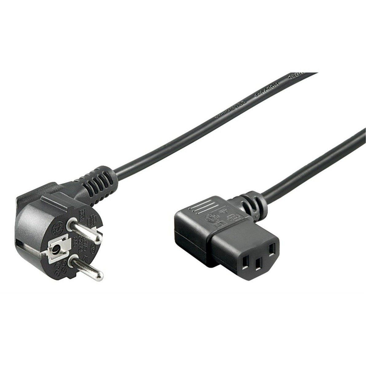 goobay Kaltgerätekabel Negro