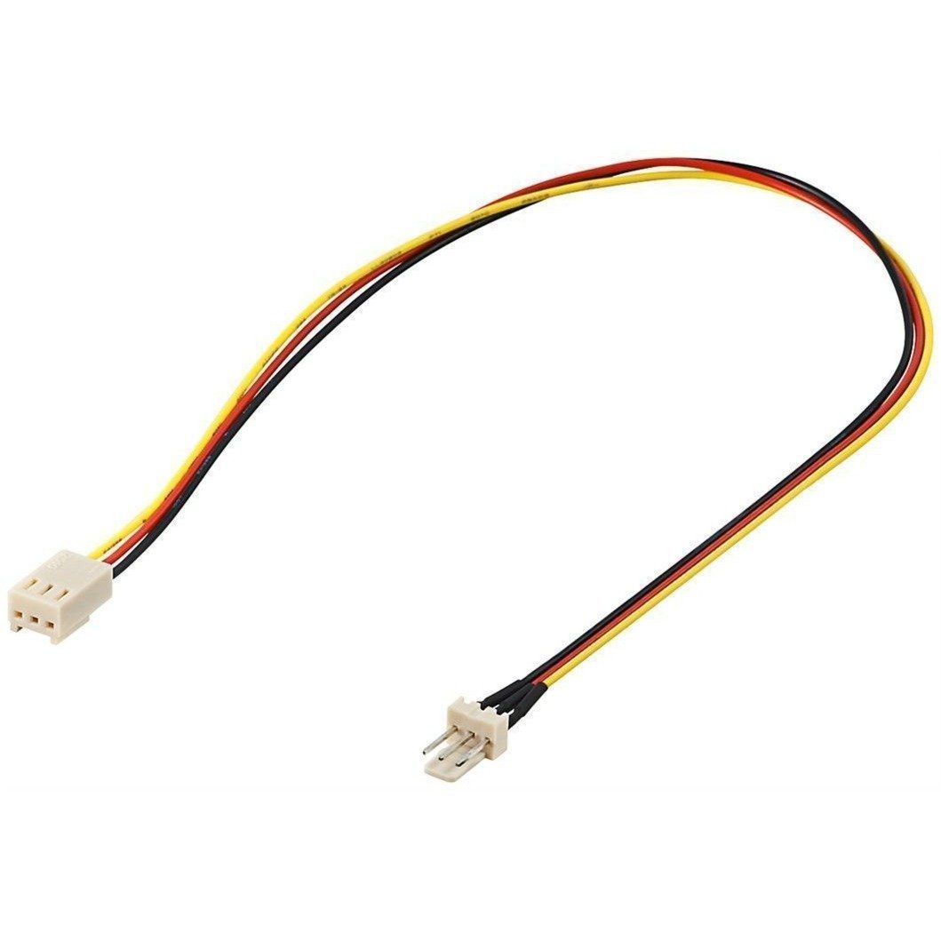 goobay PC-Lüfter Stromkabelverlängerung 3Pin Secker > 3Pin hembra