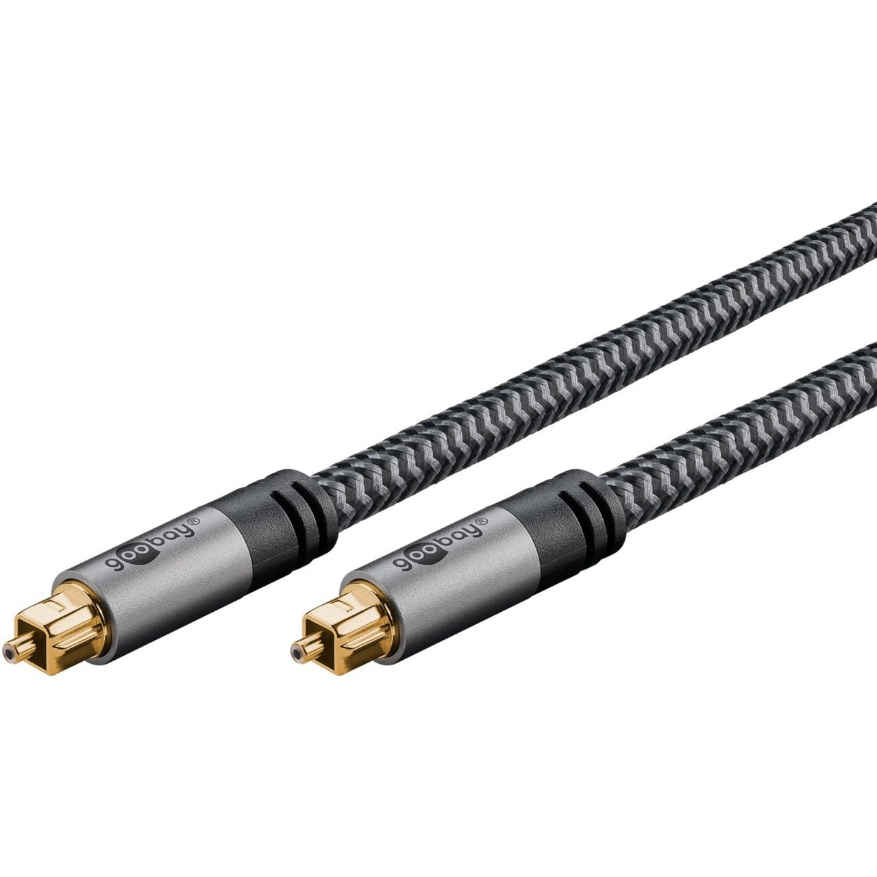 goobay Plus Toslink-Kabel Negro