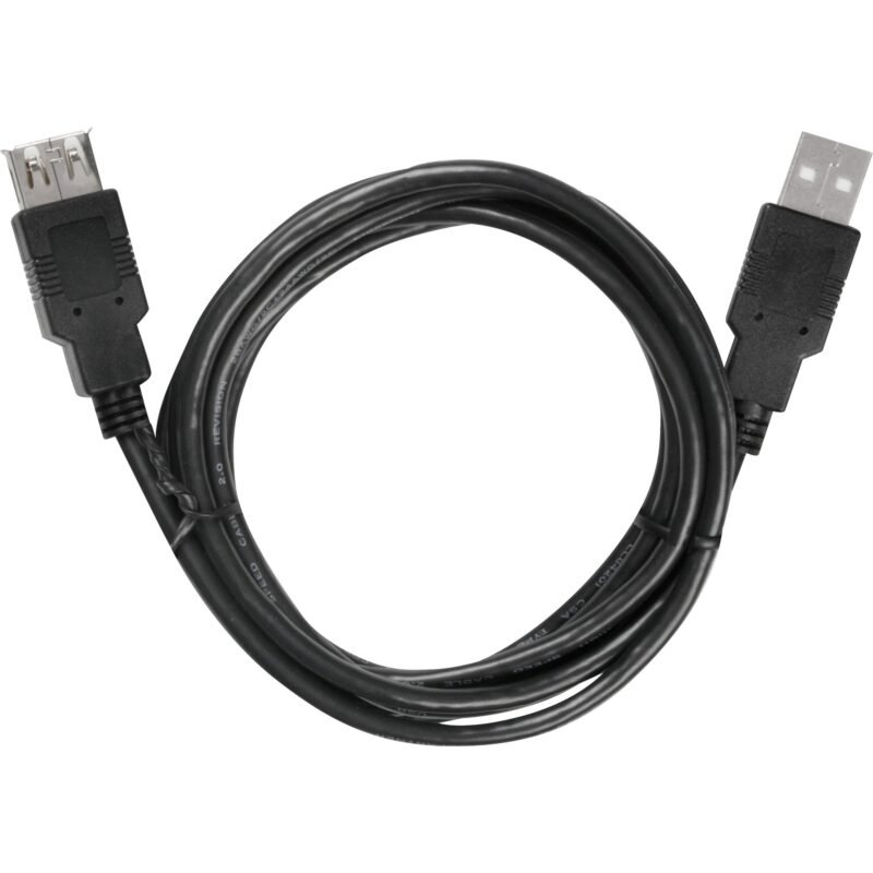 goobay USB 2.0 Verlängerungskabel Negro