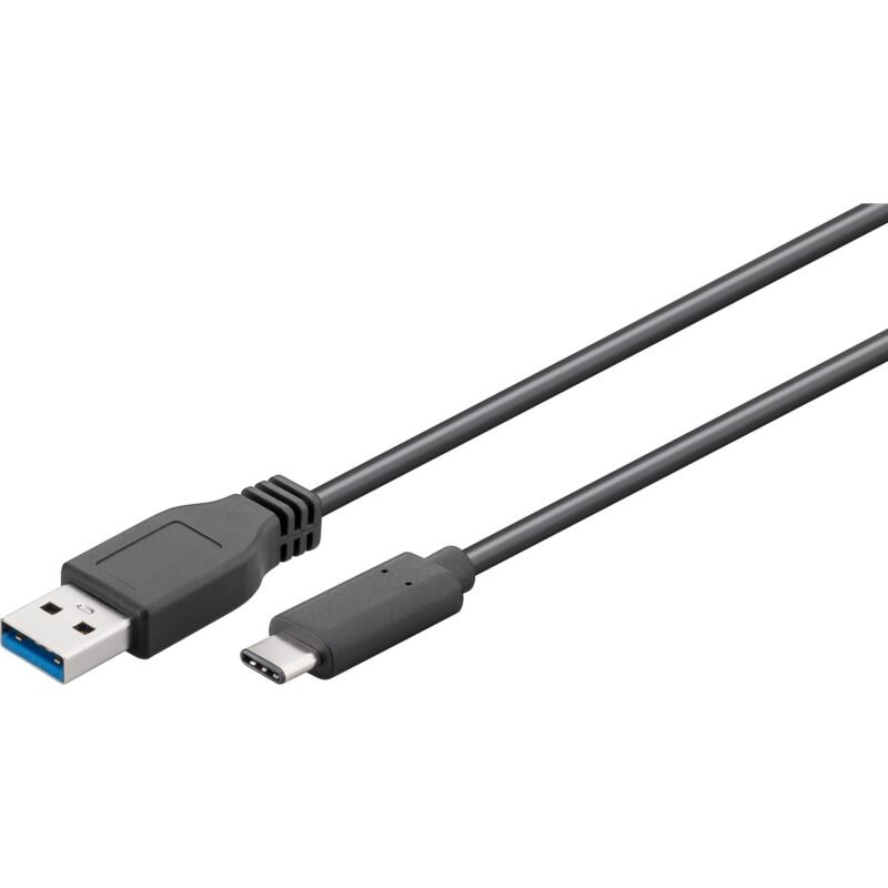goobay USB 3.2 Gen 1 Kabel Negro
