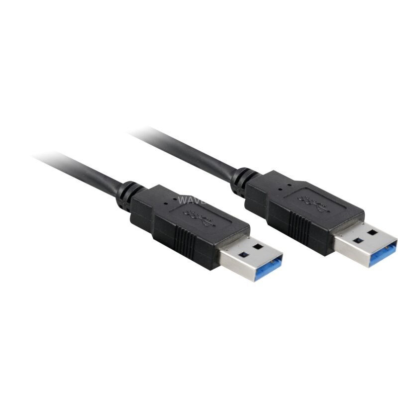 goobay USB 3.2 Gen 1 Kabel Negro