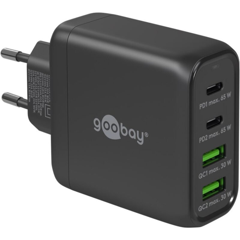 goobay USB-C Multiport-Schnellladegerät