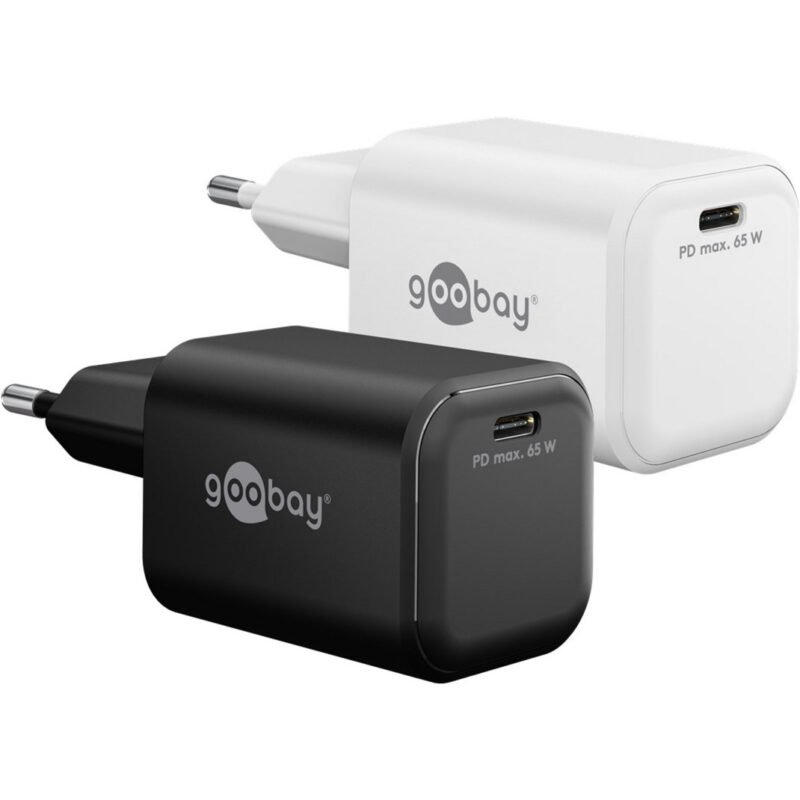 goobay USB-C PD GaN Schnelladegerät Nano 65 W