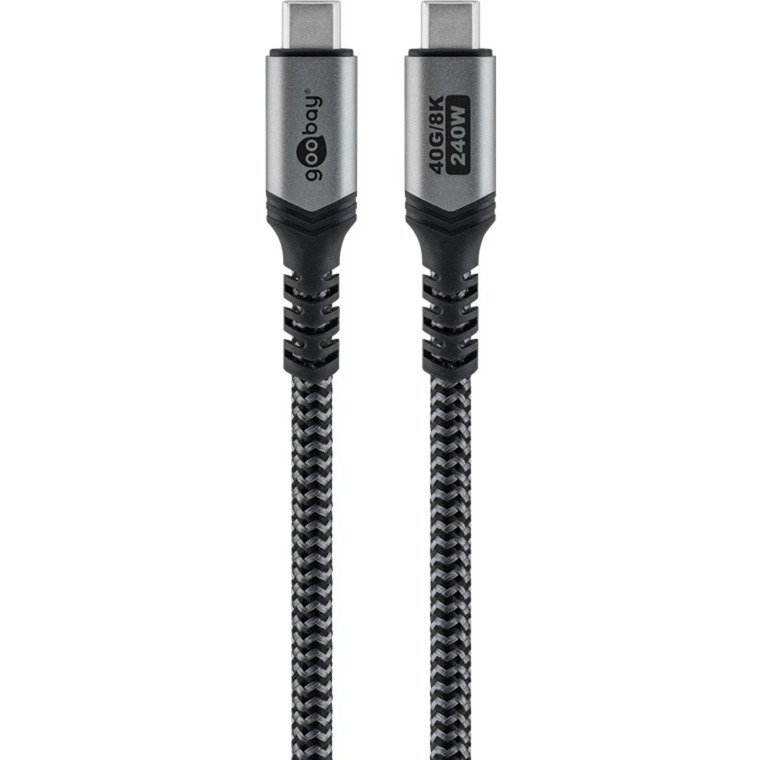 goobay USB4 Gen 3x2 Kabel Negro