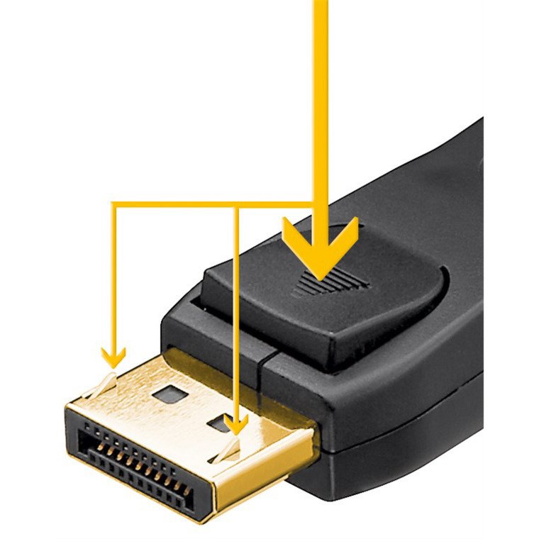 goobay DisplayPort 2.0/2.1 cable Negro - Imagen 3