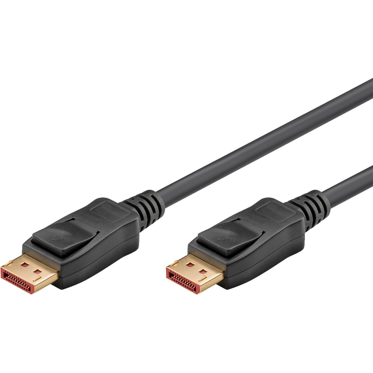 goobay DisplayPort 2.1 cable Negro