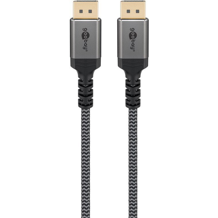 goobay Plus DisplayPort 2.0/2.1 cable Gris - Imagen 3
